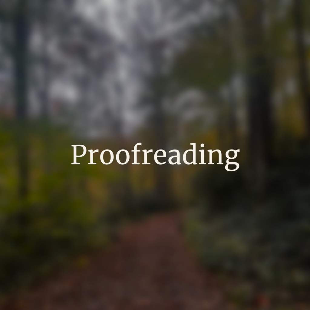 proofreading