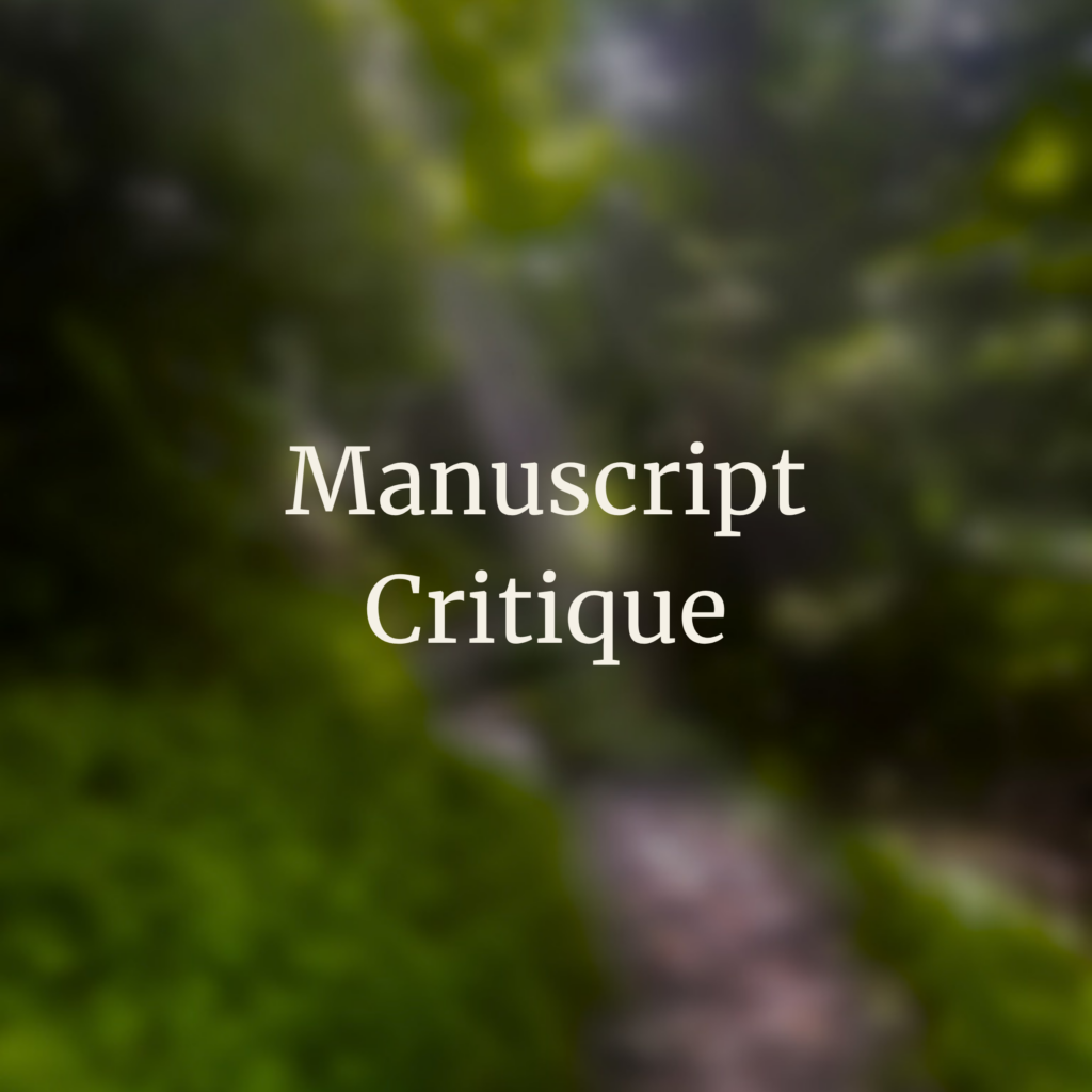 manuscript critique